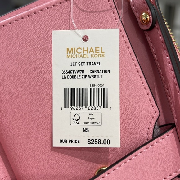 MICHAEL KORS
Jet Set Large Ombré Logo Double-Zip Wristlet-Wallet-Phone Case NWT - Picture 12 of 16